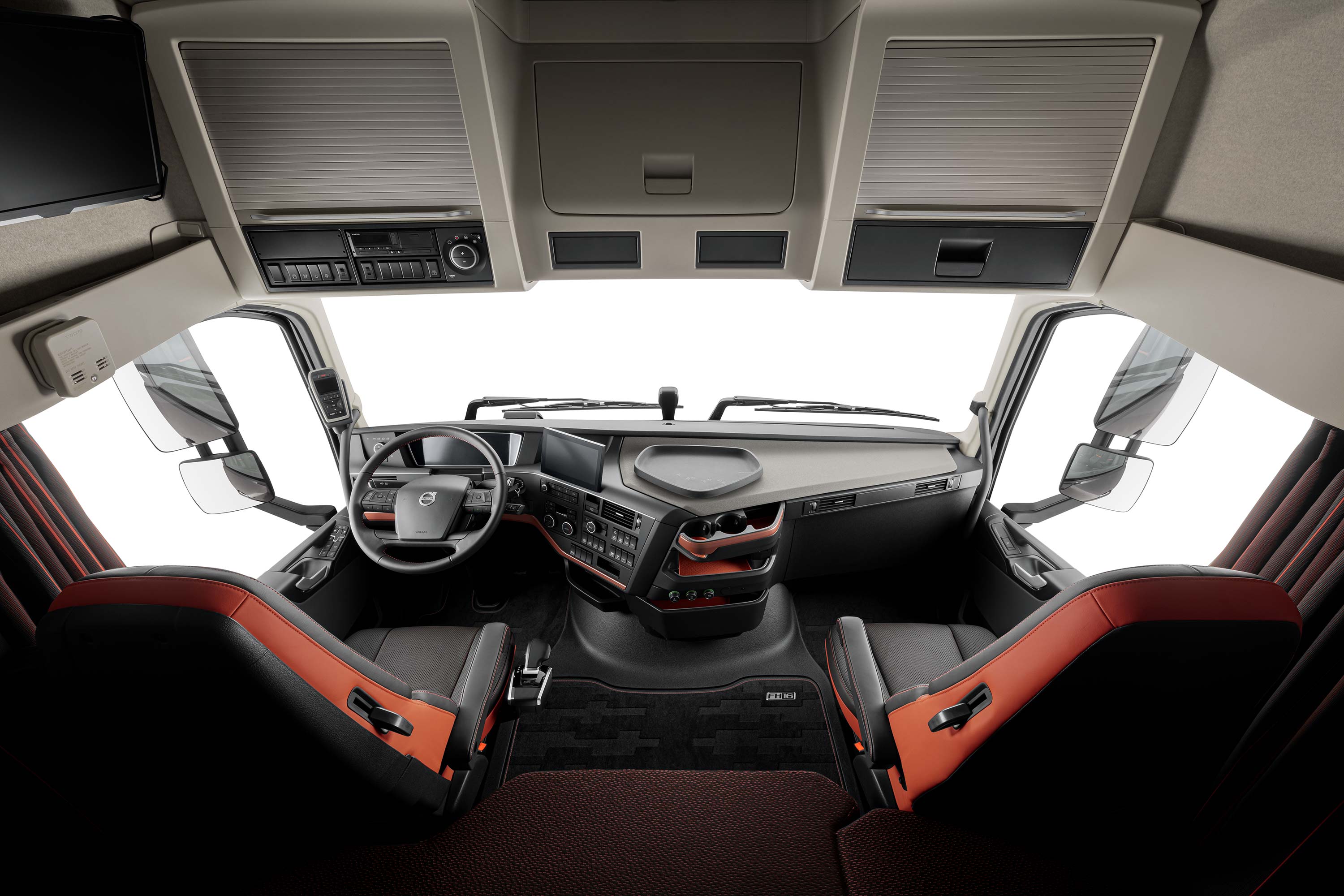 The Volvo FH16 offer a unique look and plenty of space.